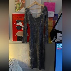 Free People Ribbed Scooped Neck Maxi Dress